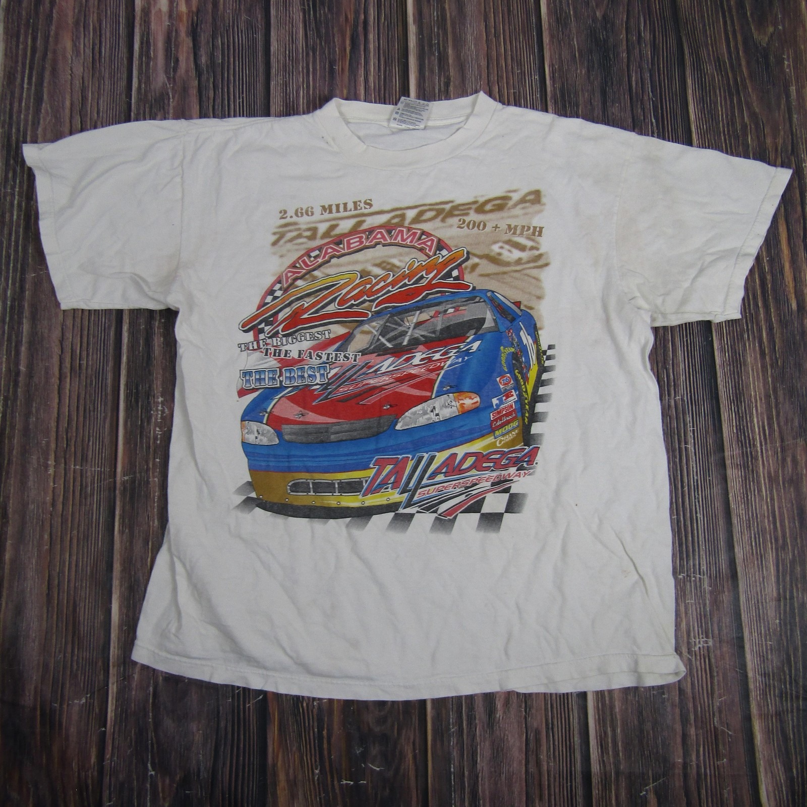 Vintage Talladega Superspeedway Racing Shirt Mens Xl Alabama Nascar 90s